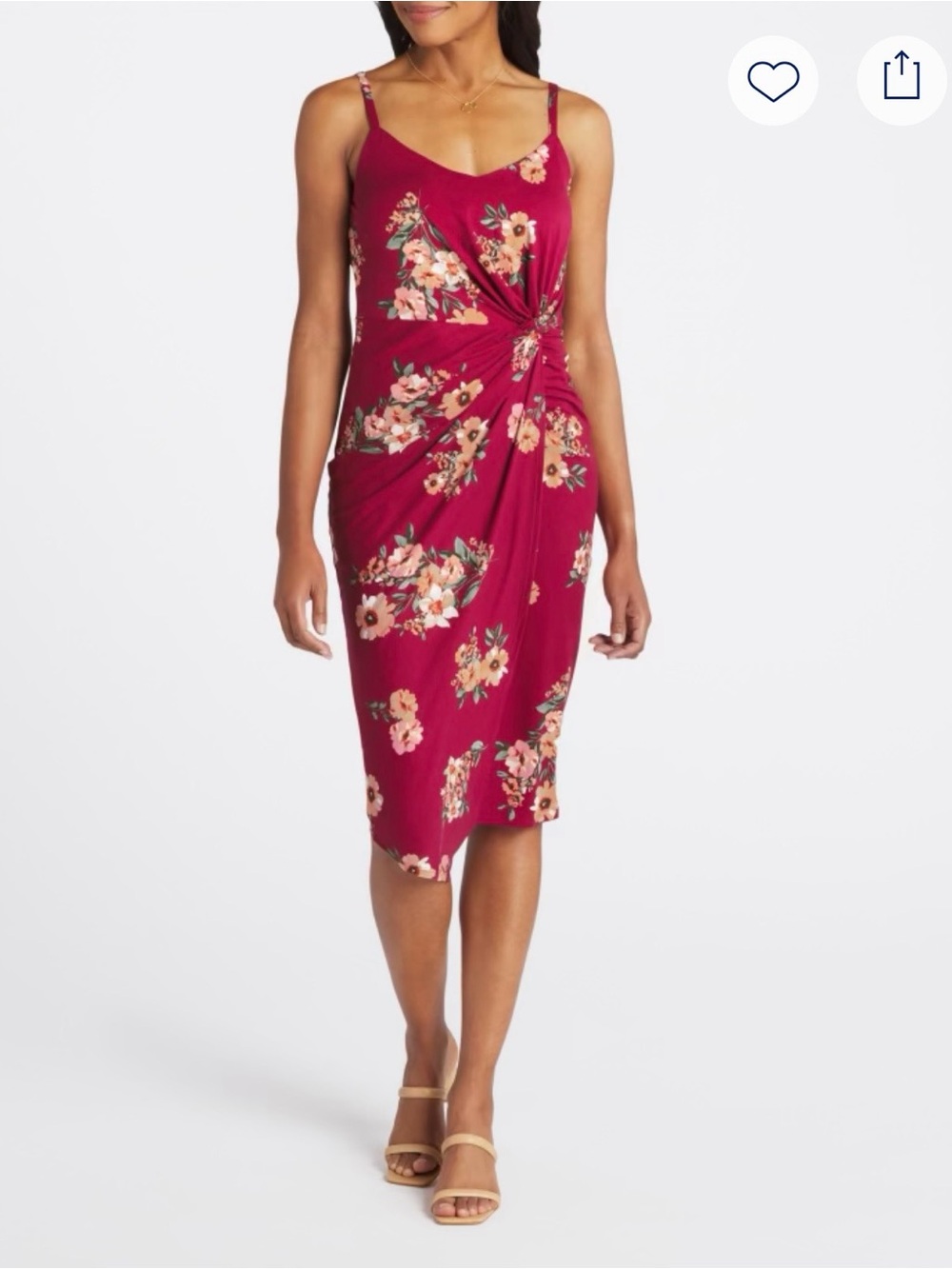 Nine Britton Vivienne Knit Midi Dress Small